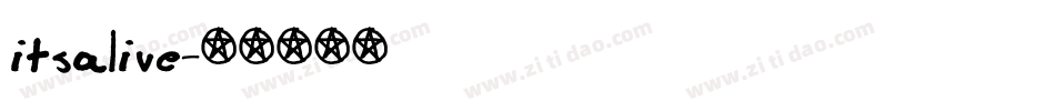 itsalive字体转换