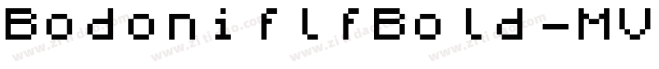 BodoniflfBold-MVZx字体转换