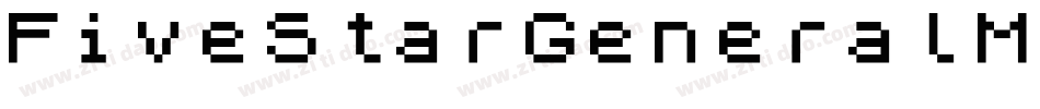 FiveStarGeneralMedium-67zx字体转换