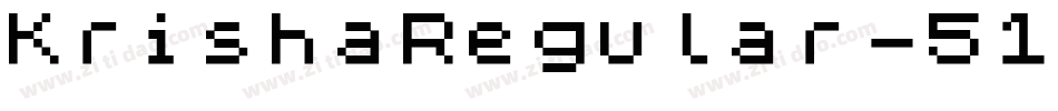 KrishaRegular-518Zx字体转换