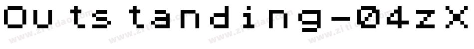 Outstanding-04zX字体转换