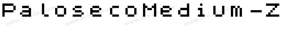 PalosecoMedium-ZxWl字体转换