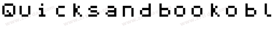 QuicksandbookobliqueRegular-e1Zx字体转换