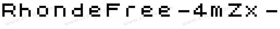 RhondeFree-4mZx字体转换