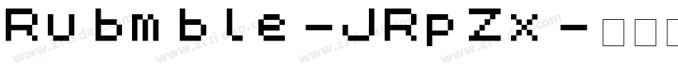 Rubmble-JRpZx字体转换