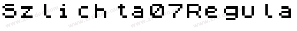 Szlichta07Regular-BGZx字体转换