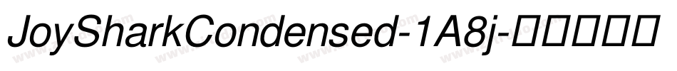 JoySharkCondensed-1A8j字体转换
