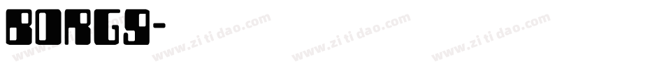 BORG9字体转换
