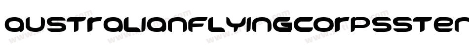 Australianflyingcorpsstencilsf-JOEm字体转换