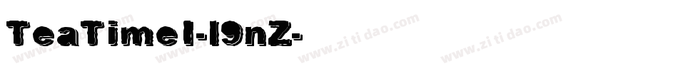 TeaTimeI-l9nZ字体转换