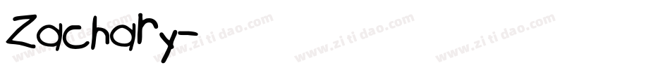 Zachary字体转换