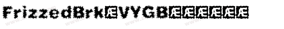 FrizzedBrk-VYGB字体转换