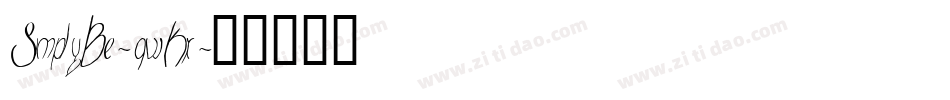 SimplyBe-qwKx字体转换 SimplyBe-qwKx字体转换