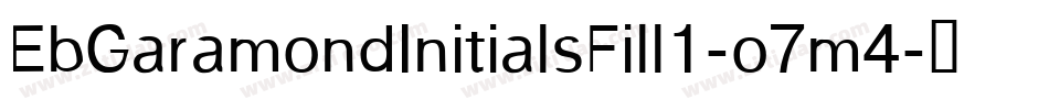 EbGaramondInitialsFill1-o7m4字体转换