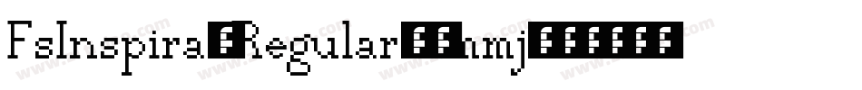 FsInspira2Regular-1mmj字体转换