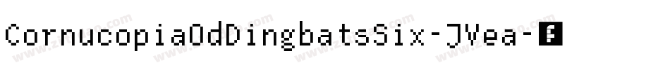 CornucopiaOdDingbatsSix-JVea字体转换 CornucopiaOdDingbatsSix-JVea字体转换