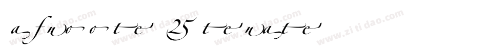 ZapfinoForteLT-Alternate字体转换
