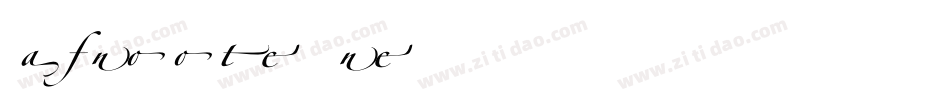 ZapfinoForteLT-One字体转换