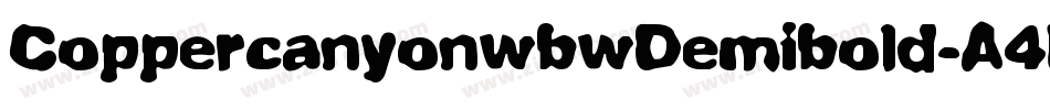 CoppercanyonwbwDemibold-A4RM字体转换