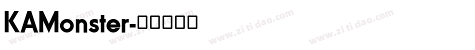 KAMonster字体转换