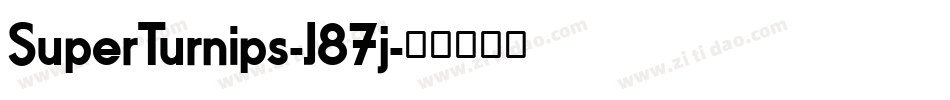 SuperTurnips-J87j字体转换