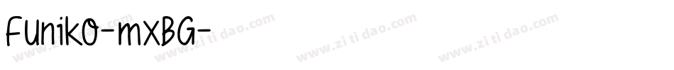 Funiko-mxBG字体转换