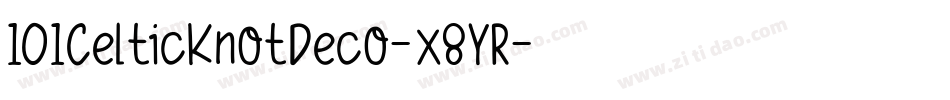 101CelticKnotDeco-x8YR字体转换