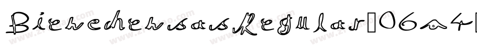 BienchensasRegular-06o4字体转换