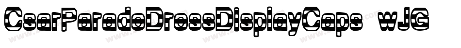 CsarParadeDressDisplayCaps-wJG9字体转换