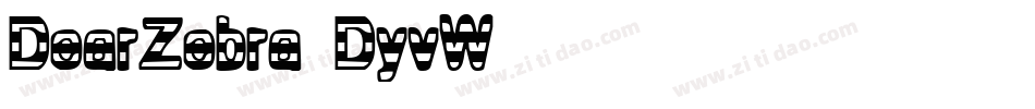 DearZebra-DyvW字体转换