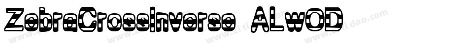 ZebraCrossInverse-ALwOD字体转换