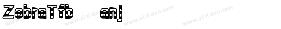 ZebraTfb-51anj字体转换