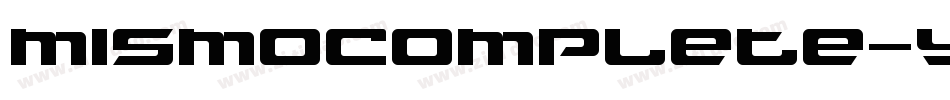 MismoComplete-ywLzm字体转换