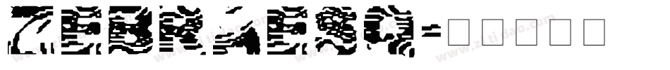Zebraesq字体转换
