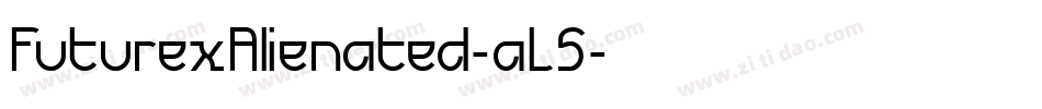 FuturexAlienated-aL5字体转换
