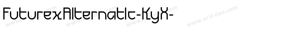 FuturexAlternatlc-KyX字体转换