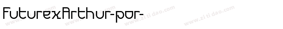 FuturexArthur-por字体转换