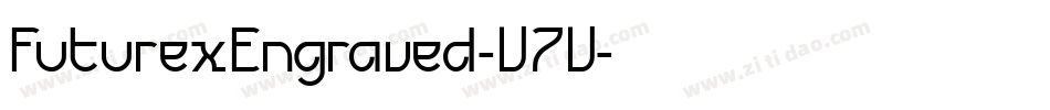 FuturexEngraved-V7V字体转换