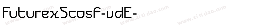 FuturexScosf-vdE字体转换