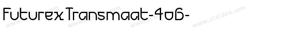 FuturexTransmaat-4o6字体转换