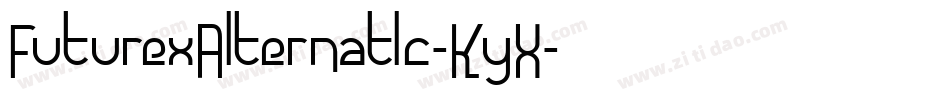 FuturexAlternatlc-KyX字体转换