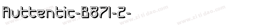 Auttentic-B87l-2字体转换