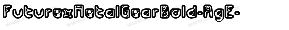 FuturexMetalGearBold-RgE字体转换