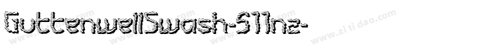 GuttenwellSwash-511nz字体转换