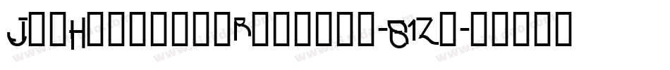JotHalftoneRegular-81Zn字体转换