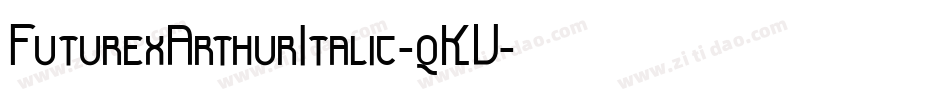 FuturexArthurItalic-qKV字体转换