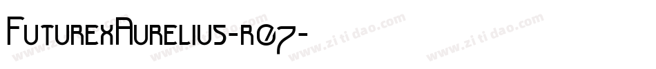 FuturexAurelius-r07字体转换