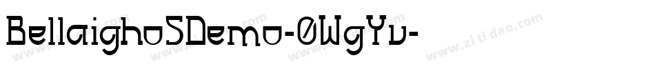 BellaighoSDemo-0WgYv字体转换