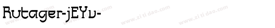 Rutager-jEYv字体转换 Rutager-jEYv字体转换