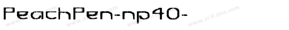PeachPen-np4O字体转换